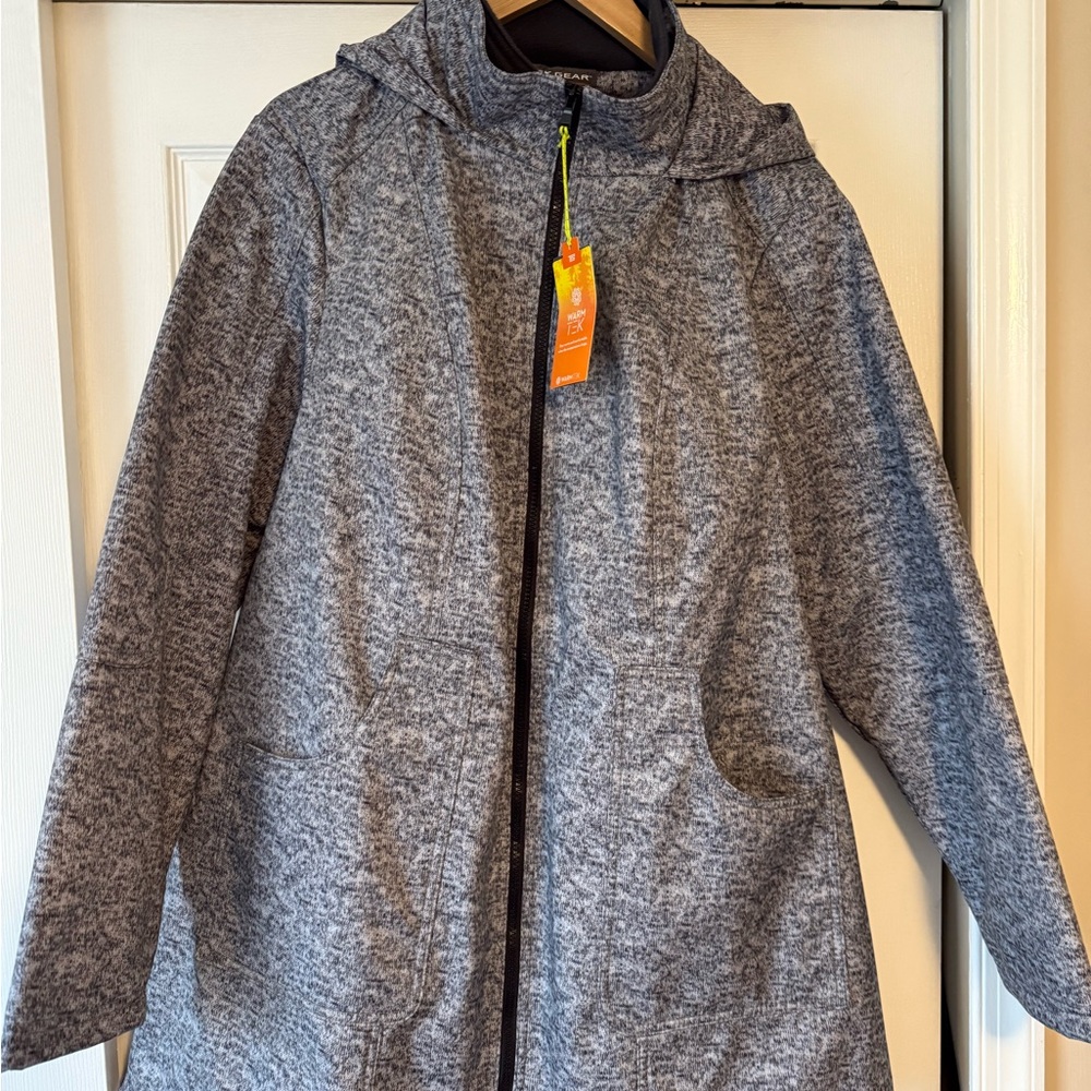 Tek Gear Gray weather proof heavy Jacket